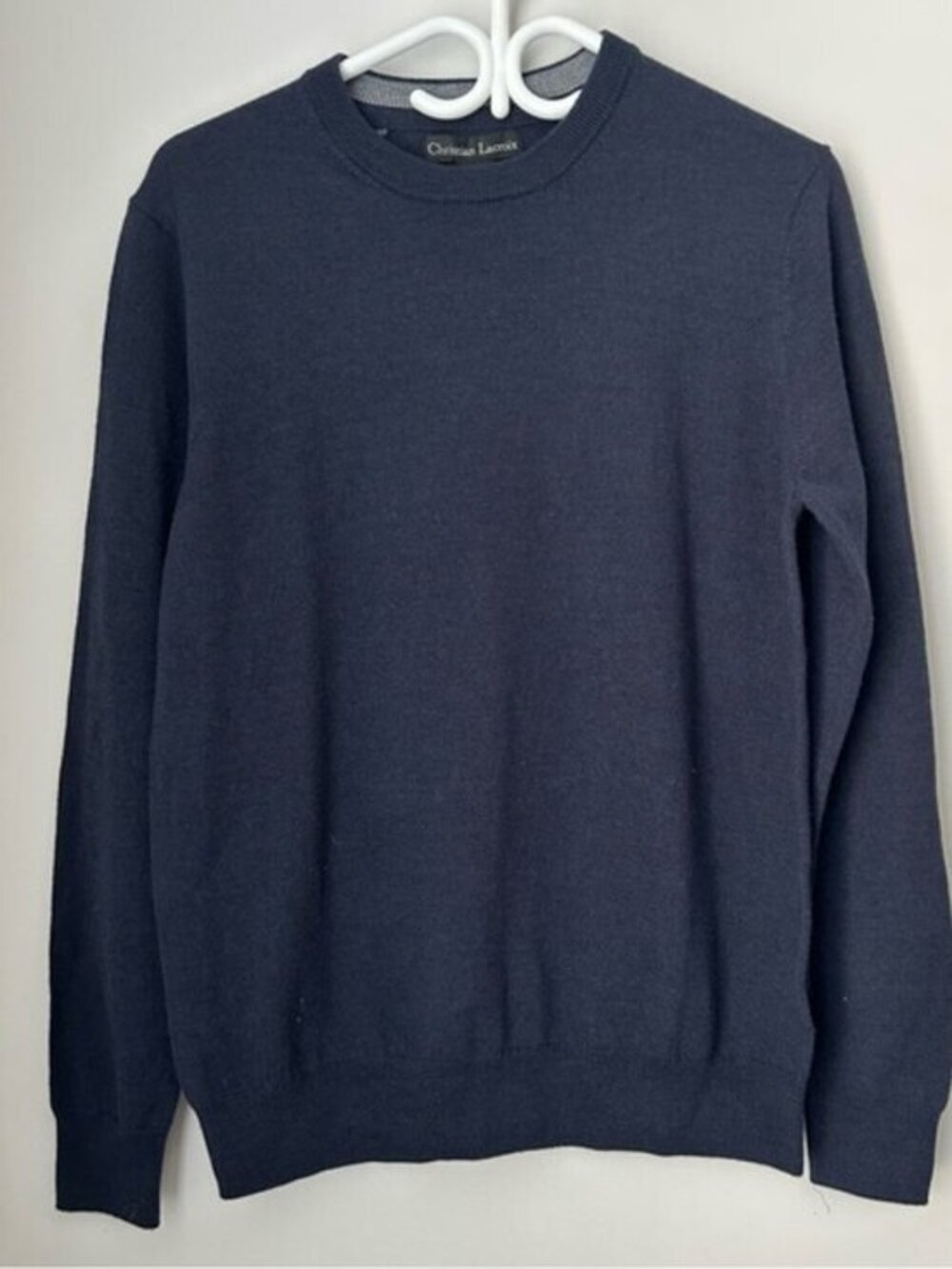 Christian Lacroix Navy Crewneck Sweater